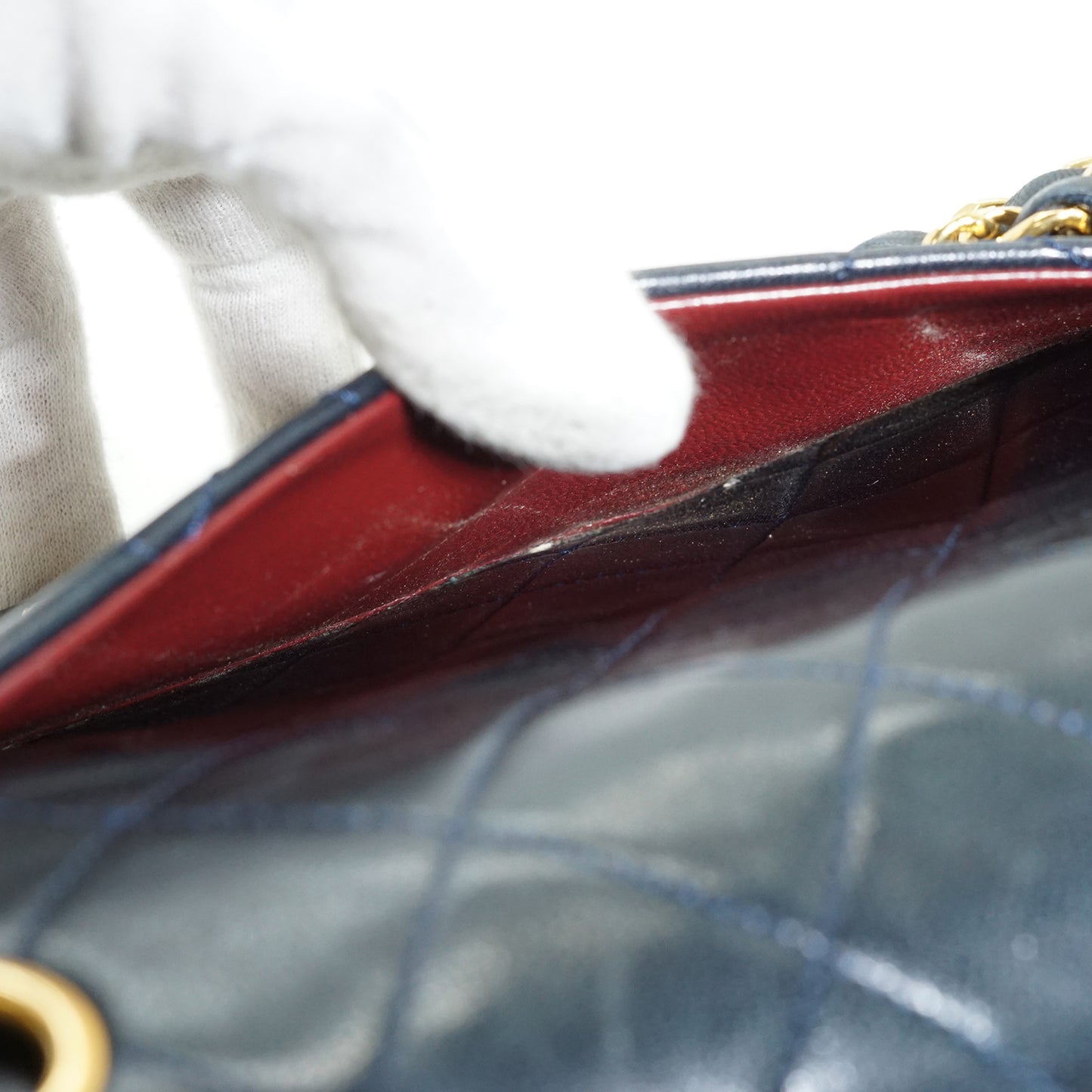 Double Flap Matelasse 25 Lambskin Chain Shoulder Bag