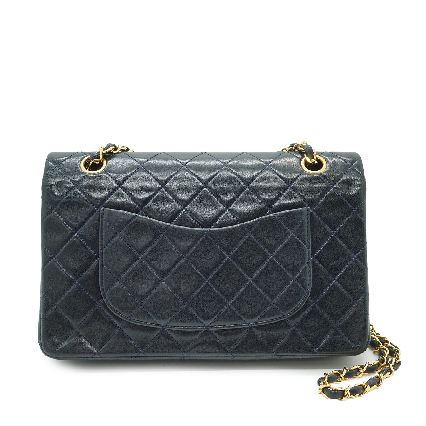 Double Flap Matelasse 25 Lambskin Chain Shoulder Bag