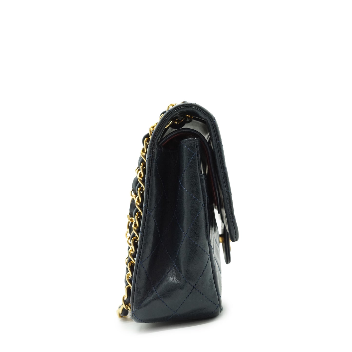 Double Flap Matelasse 25 Lambskin Chain Shoulder Bag