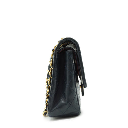 Double Flap Matelasse 25 Lambskin Chain Shoulder Bag