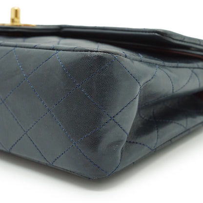 Double Flap Matelasse 25 Lambskin Chain Shoulder Bag