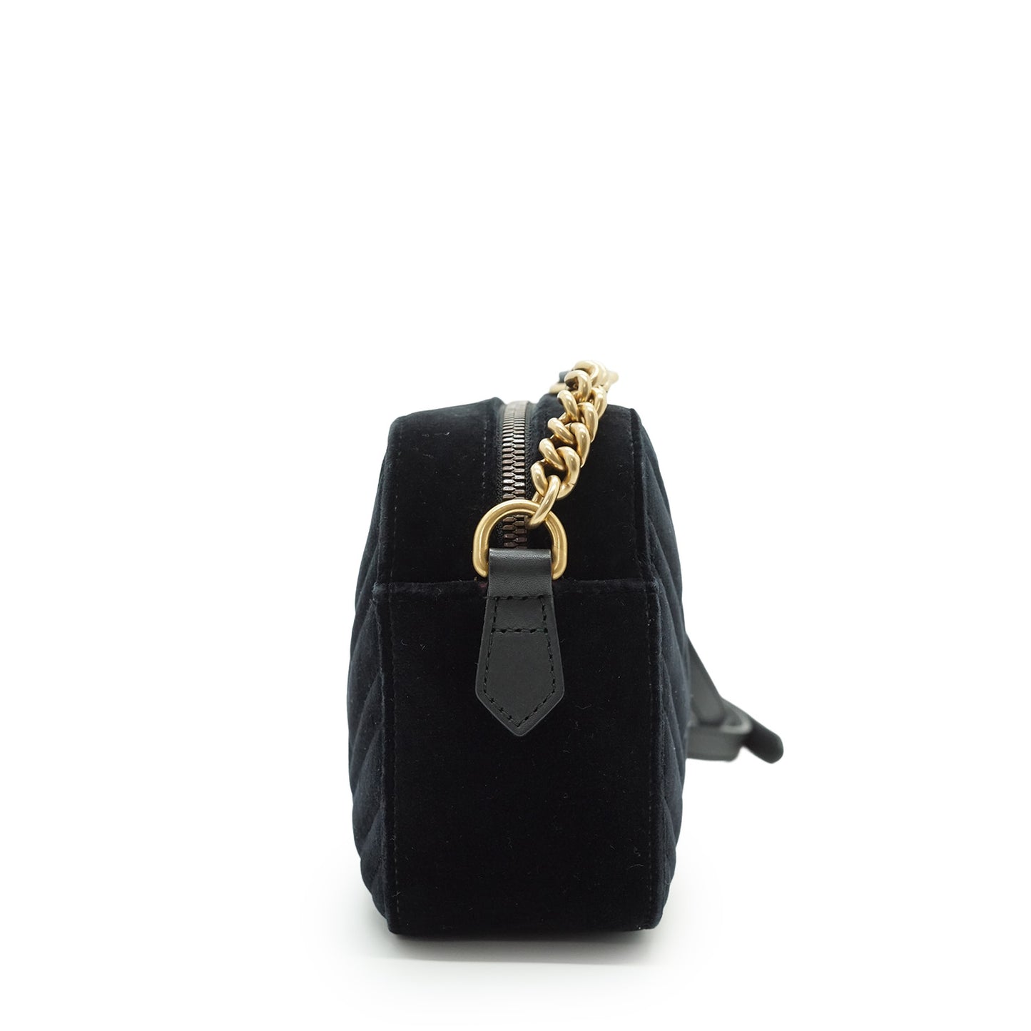 GG Marmont Velvet Camera Shoulder Bag