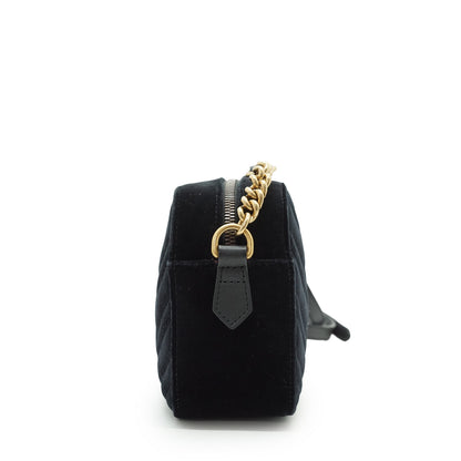 GG Marmont Velvet Camera Shoulder Bag