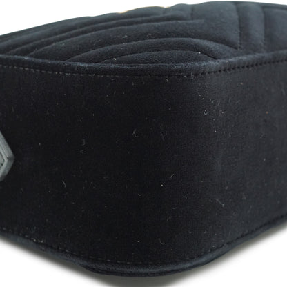 GG Marmont Velvet Camera Shoulder Bag