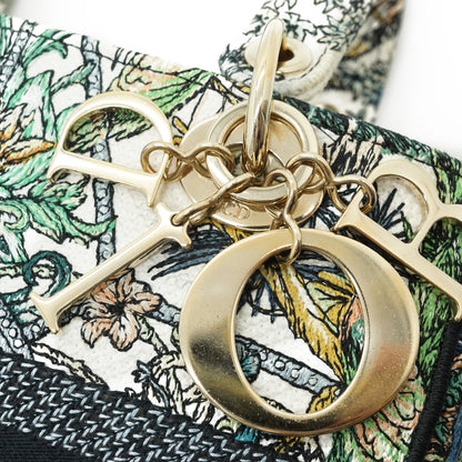 Lady Dior Medium Embroidered D-Lite