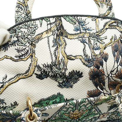 Lady Dior Medium Embroidered D-Lite