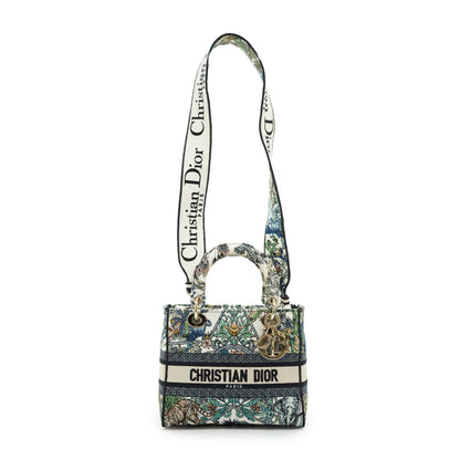 Lady Dior Medium Embroidered D-Lite