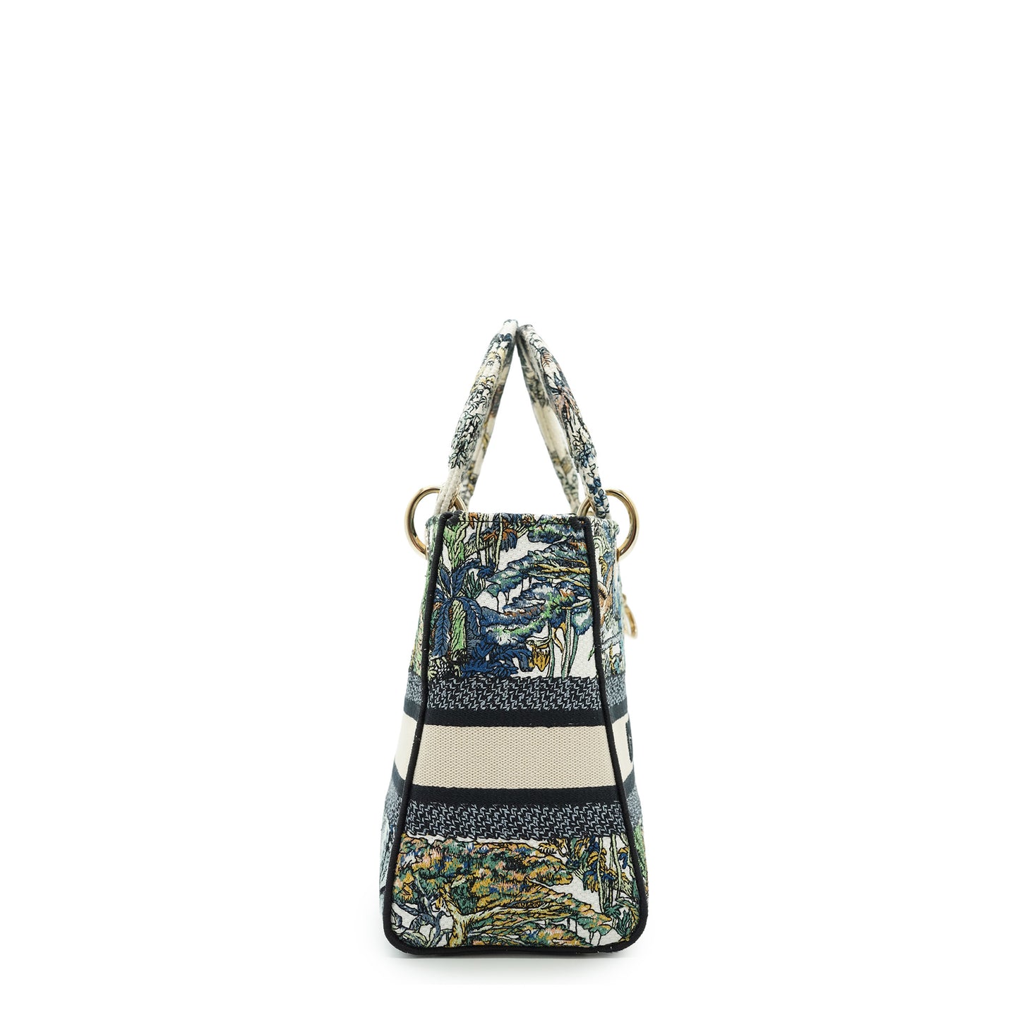 Lady Dior Medium Embroidered D-Lite