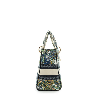 Lady Dior Medium Embroidered D-Lite