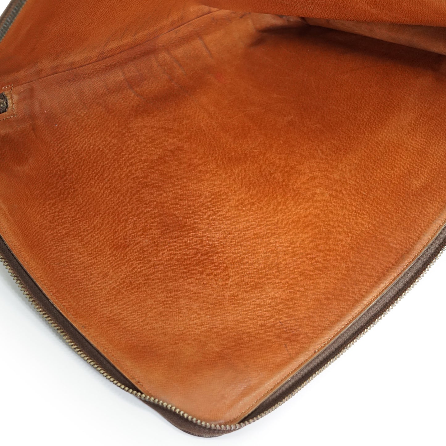 Vintage Monogram Poche Documents Business Clutch Bag