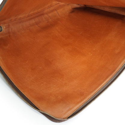 Vintage Monogram Poche Documents Business Clutch Bag