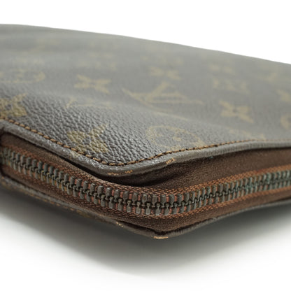 Vintage Monogram Poche Documents Business Clutch Bag
