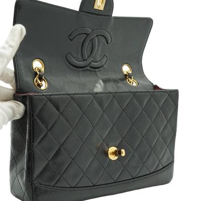 Vintage Lambskin Matelasse Diana Flap Chain Shoulder Bag