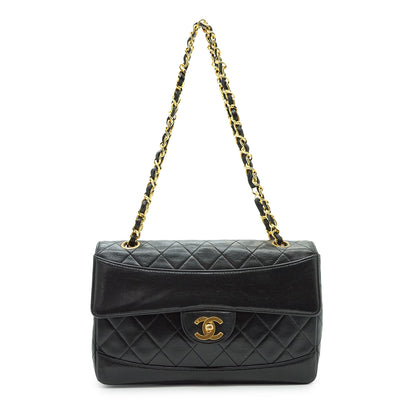 Vintage Lambskin Matelasse Diana Flap Chain Shoulder Bag