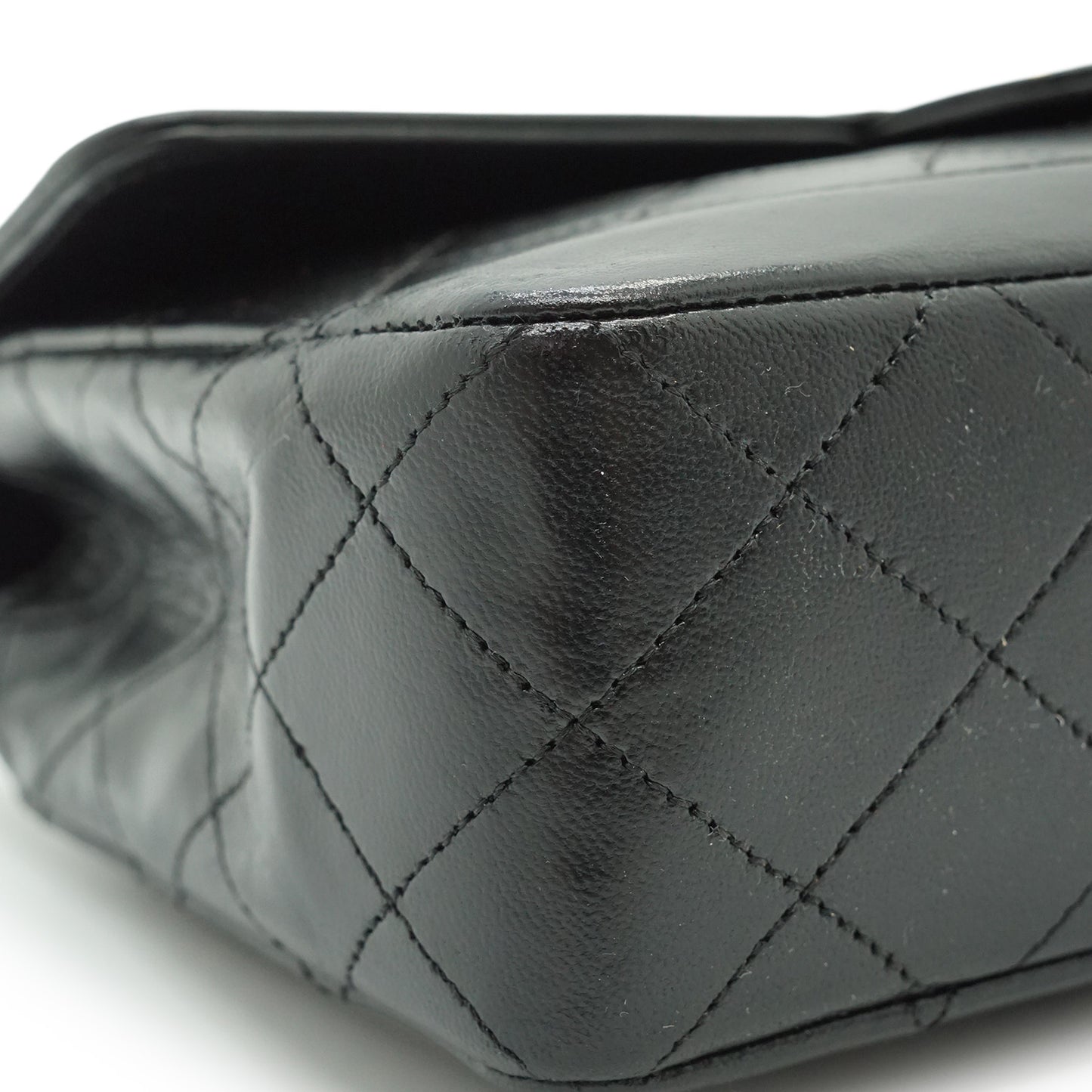 Vintage Lambskin Matelasse Diana Flap Chain Shoulder Bag