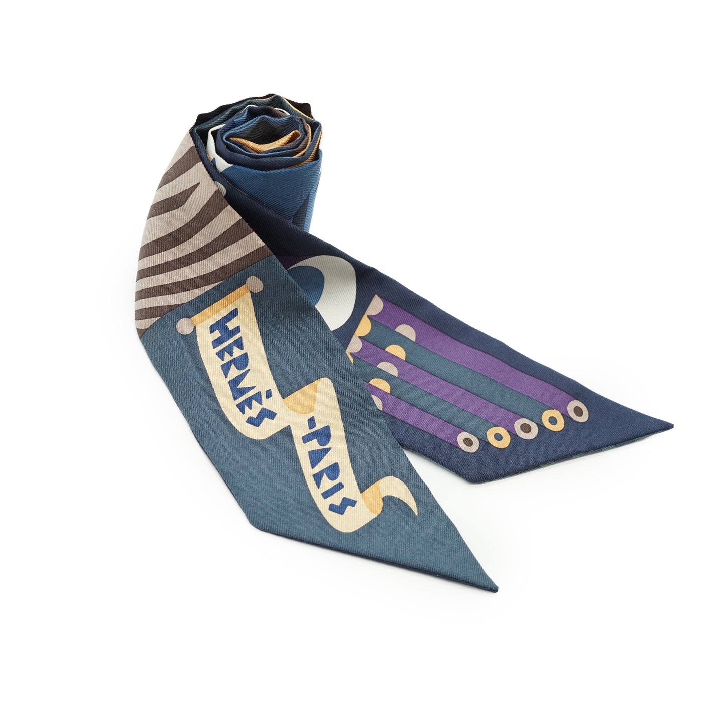 Parade En Fanfare Silk Twilly 86