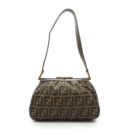 Vintage Zucca Kiss-lock Shoulder Bag
