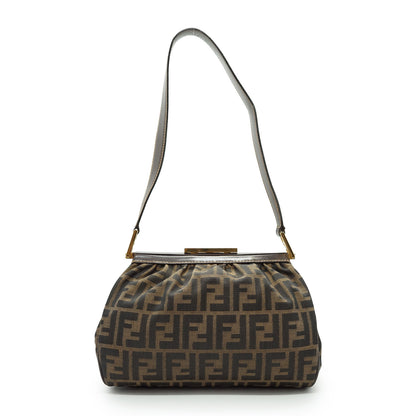 Vintage Zucca Kiss-lock Shoulder Bag