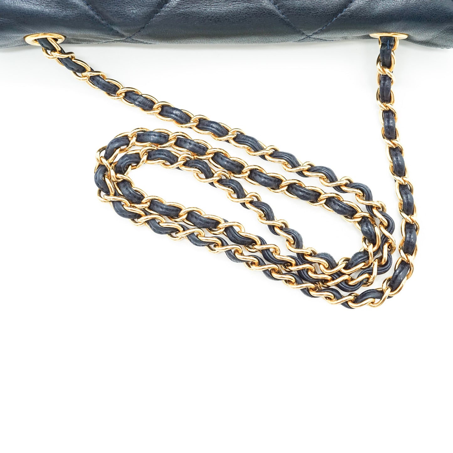 Vintage CC Lambskin Diamond-Quilted Envelope Flap Chain Shoulder Bag