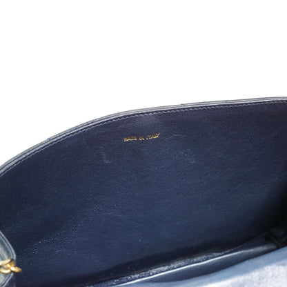Vintage CC Lambskin Diamond-Quilted Envelope Flap Chain Shoulder Bag