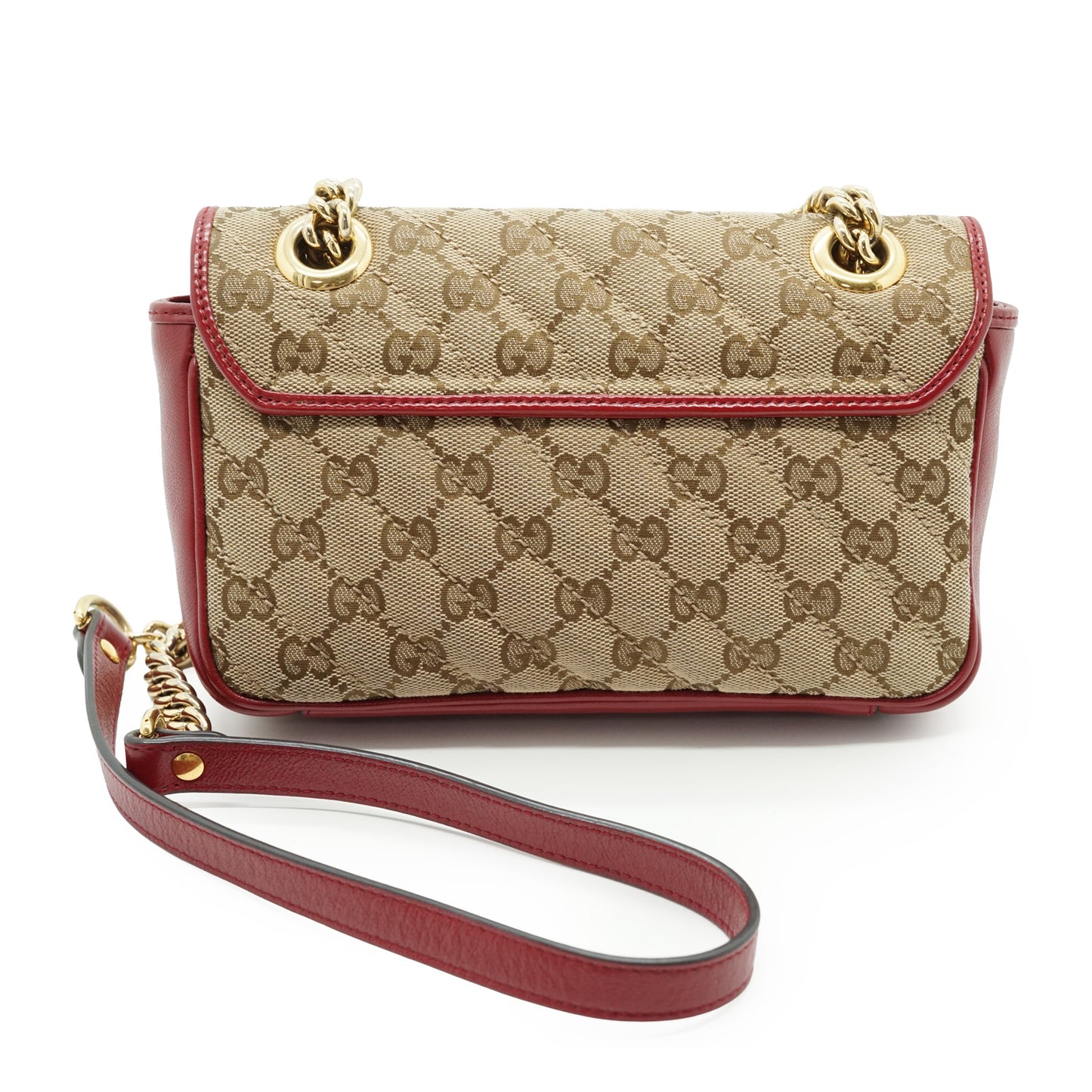 GG Marmont Bicolor Small Chain Shoulder Bag