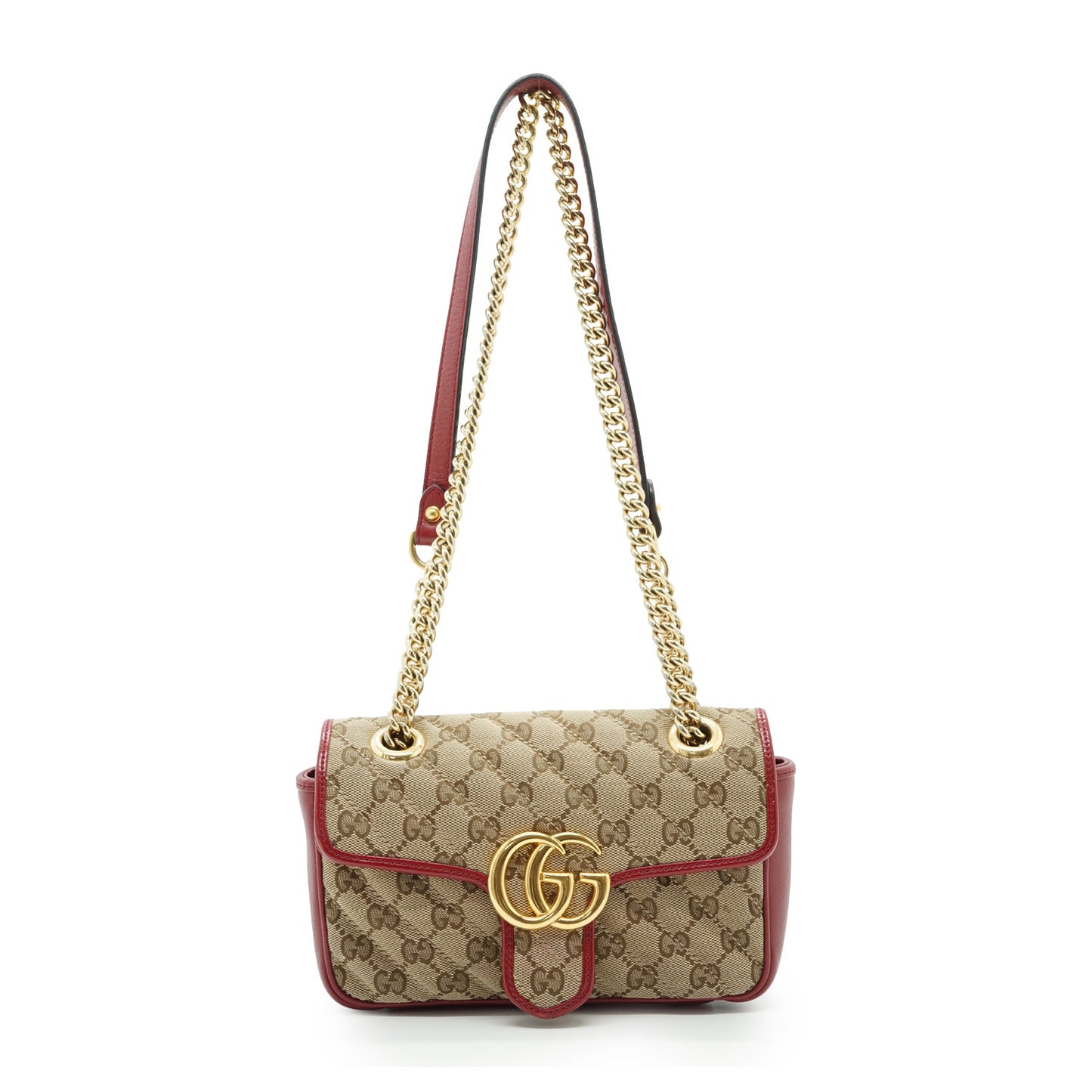 GG Marmont Bicolor Small Chain Shoulder Bag