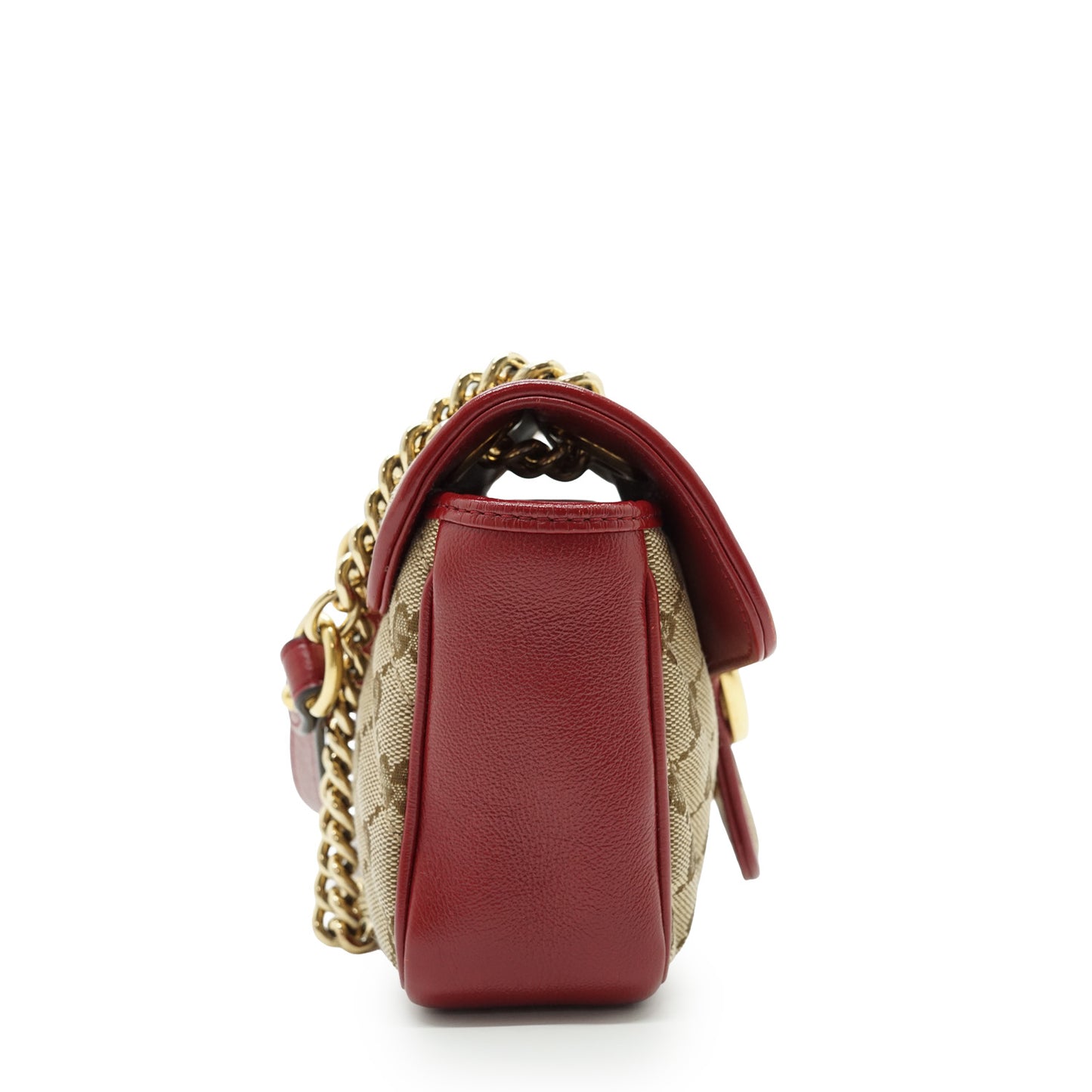 GG Marmont Bicolor Small Chain Shoulder Bag
