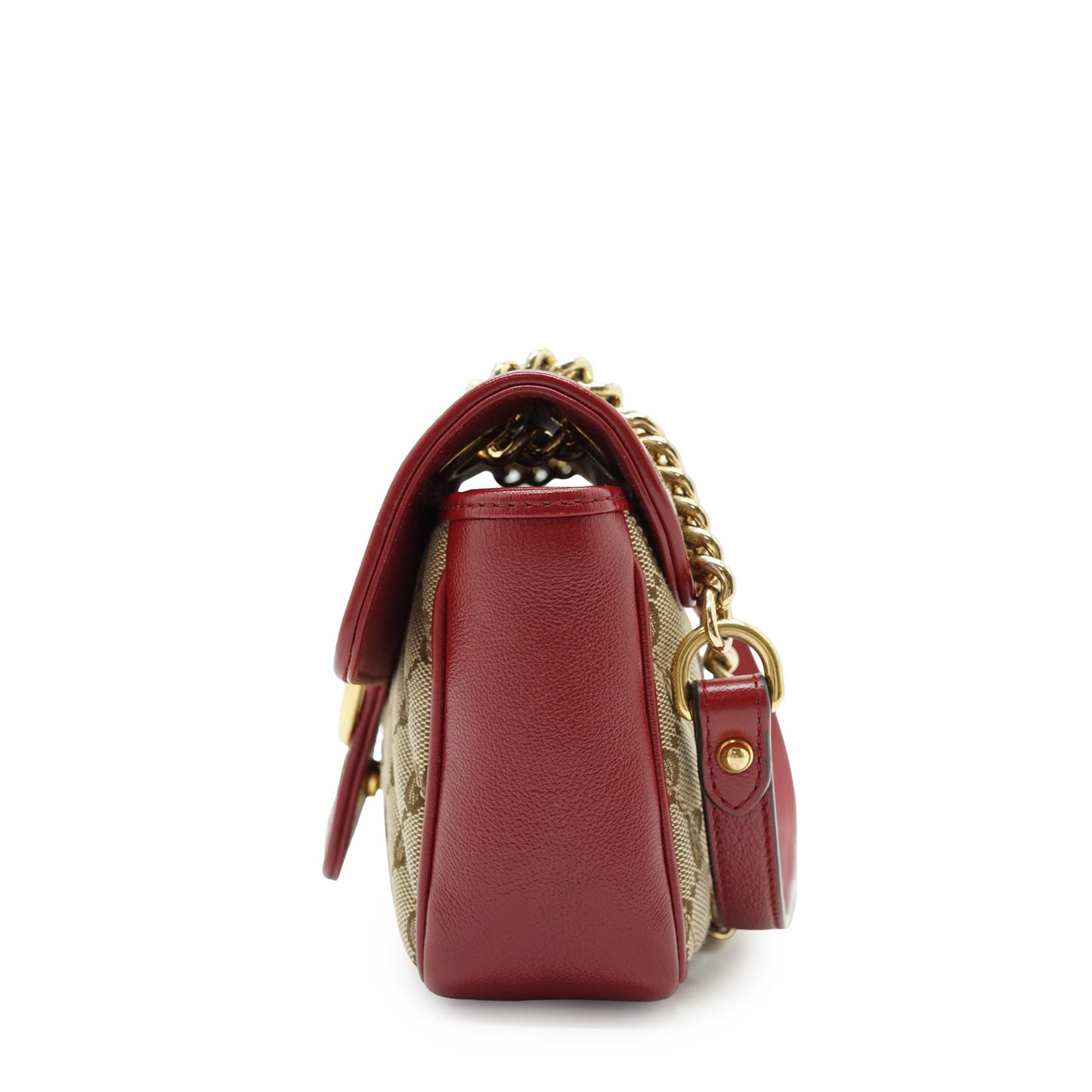 GG Marmont Bicolor Small Chain Shoulder Bag
