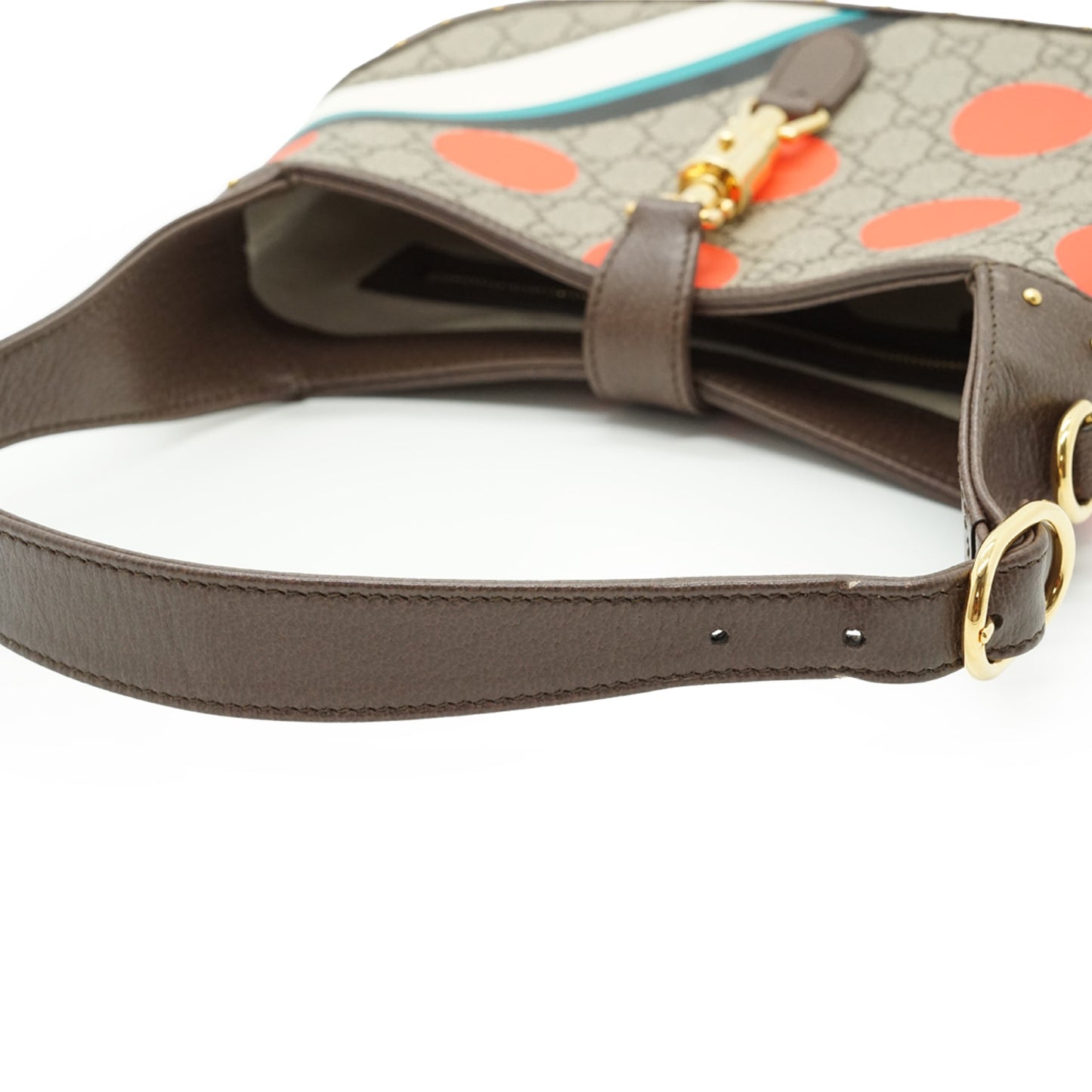 Polka Dots GG Supreme Coated Canvas Jackie 1961 Small Shoulder Bag