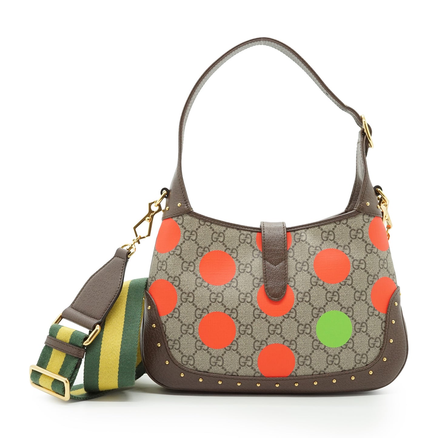 Polka Dots GG Supreme Coated Canvas Jackie 1961 Small Shoulder Bag