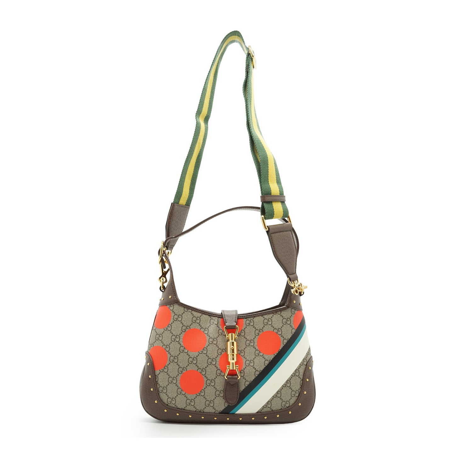 Polka Dots GG Supreme Coated Canvas Jackie 1961 Small Shoulder Bag