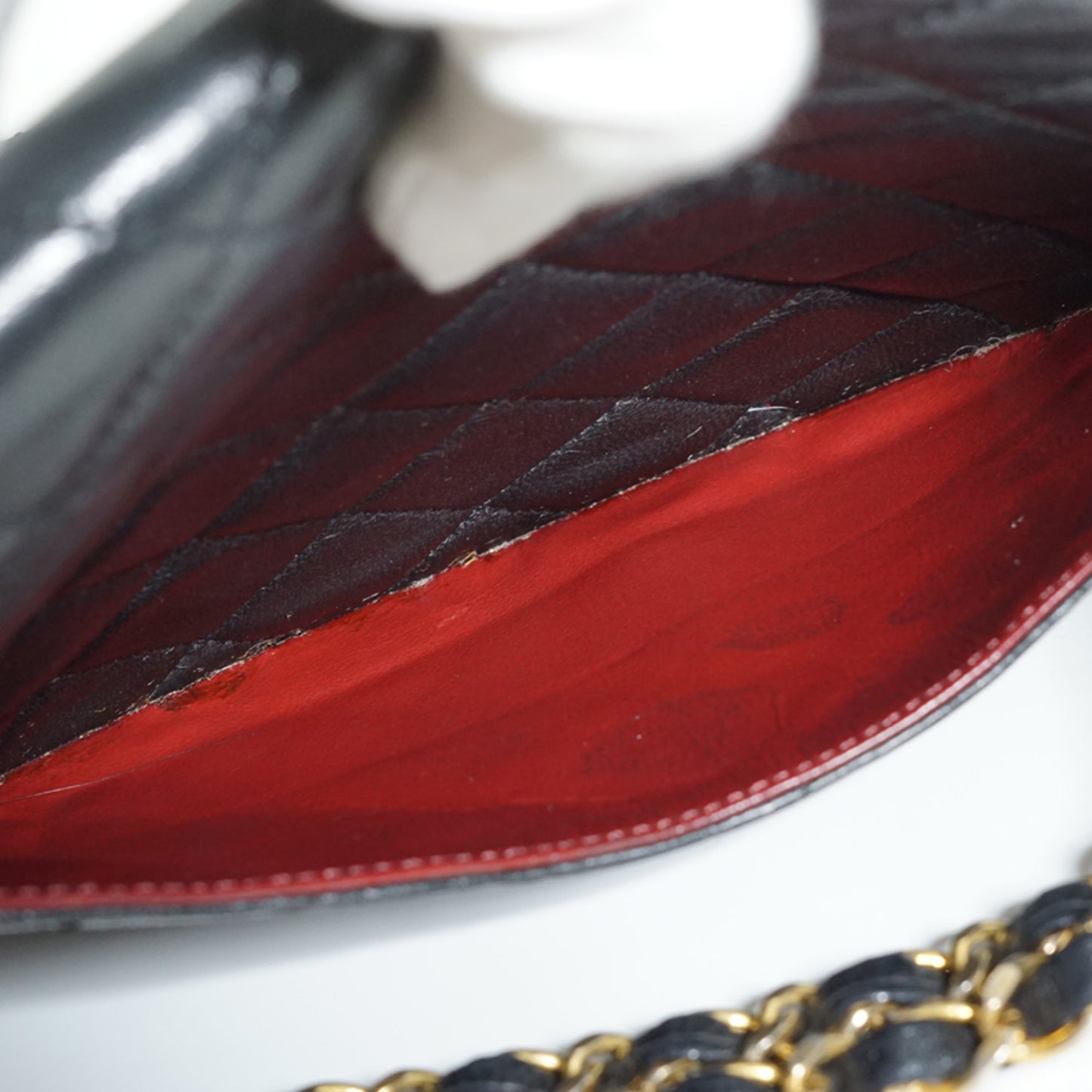 Vintage Lambskin Matelasse Double Flap Paris Limited Edition Two Tone CC Chain Shoulder Bag