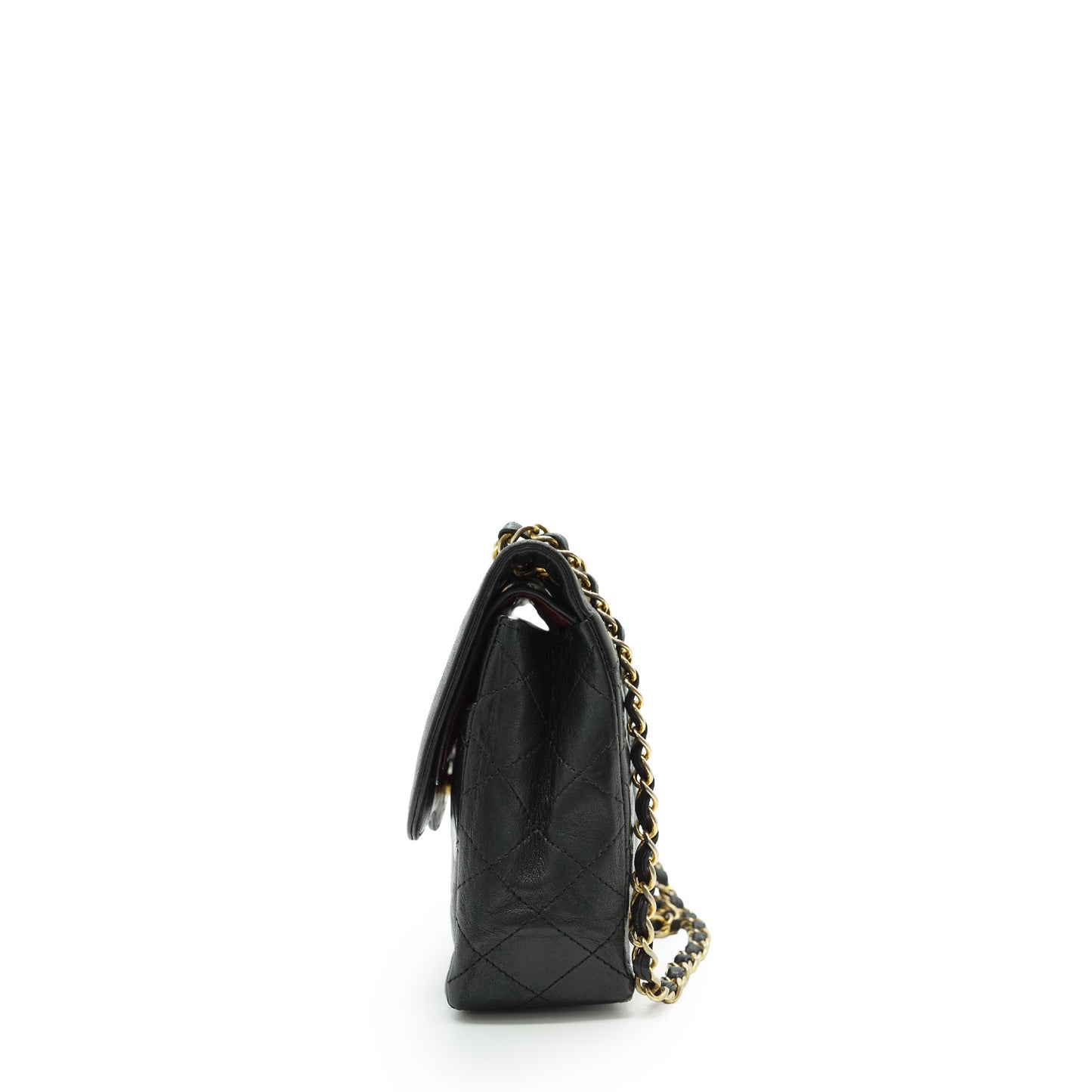 Vintage Lambskin Matelasse Double Flap Paris Limited Edition Two Tone CC Chain Shoulder Bag