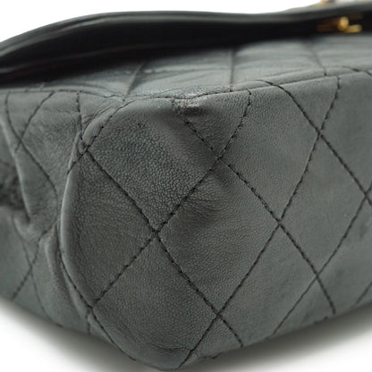 Vintage Lambskin Matelasse Double Flap Paris Limited Edition Two Tone CC Chain Shoulder Bag