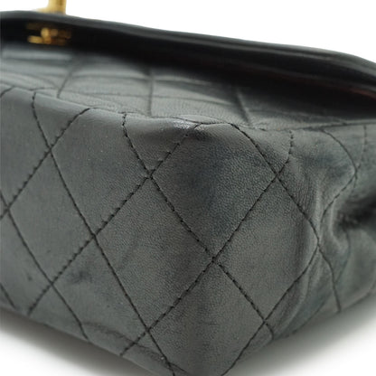 Vintage Lambskin Matelasse Double Flap Paris Limited Edition Two Tone CC Chain Shoulder Bag