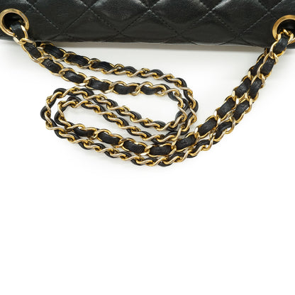 Vintage Lambskin Matelasse Double Flap Paris Limited Edition Two Tone CC Chain Shoulder Bag
