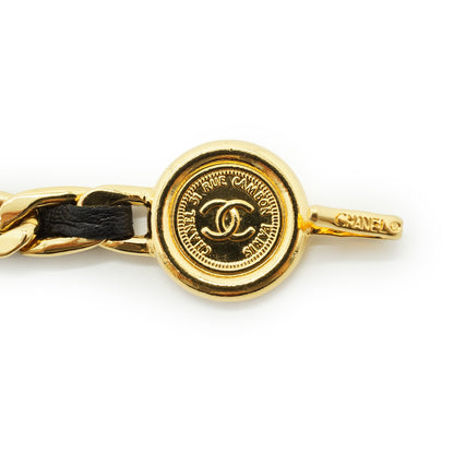 Vintage CC 31 Rue Cambon Medallion Chain Belt GP 80