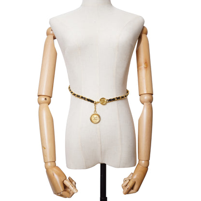 Vintage CC 31 Rue Cambon Medallion Chain Belt GP 80