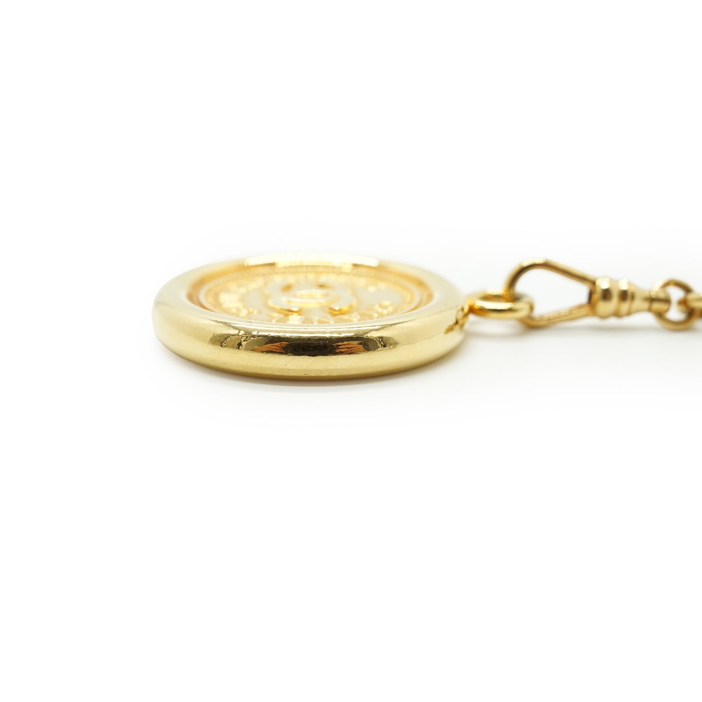 Vintage CC 31 Rue Cambon Medallion Chain Belt GP 80