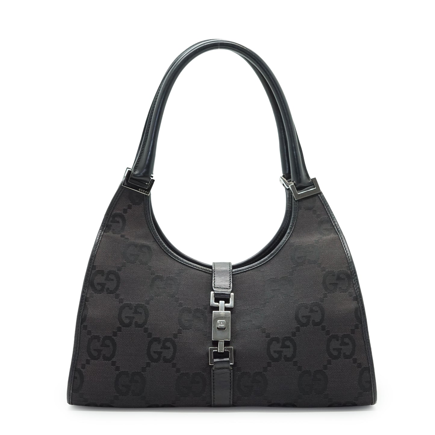 Vintage Jackie Jumbo GG Canvas Shoulder Bag