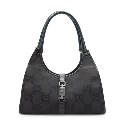 Vintage Jackie Jumbo GG Canvas Shoulder Bag