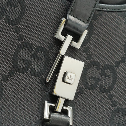 Vintage Jackie Jumbo GG Canvas Shoulder Bag