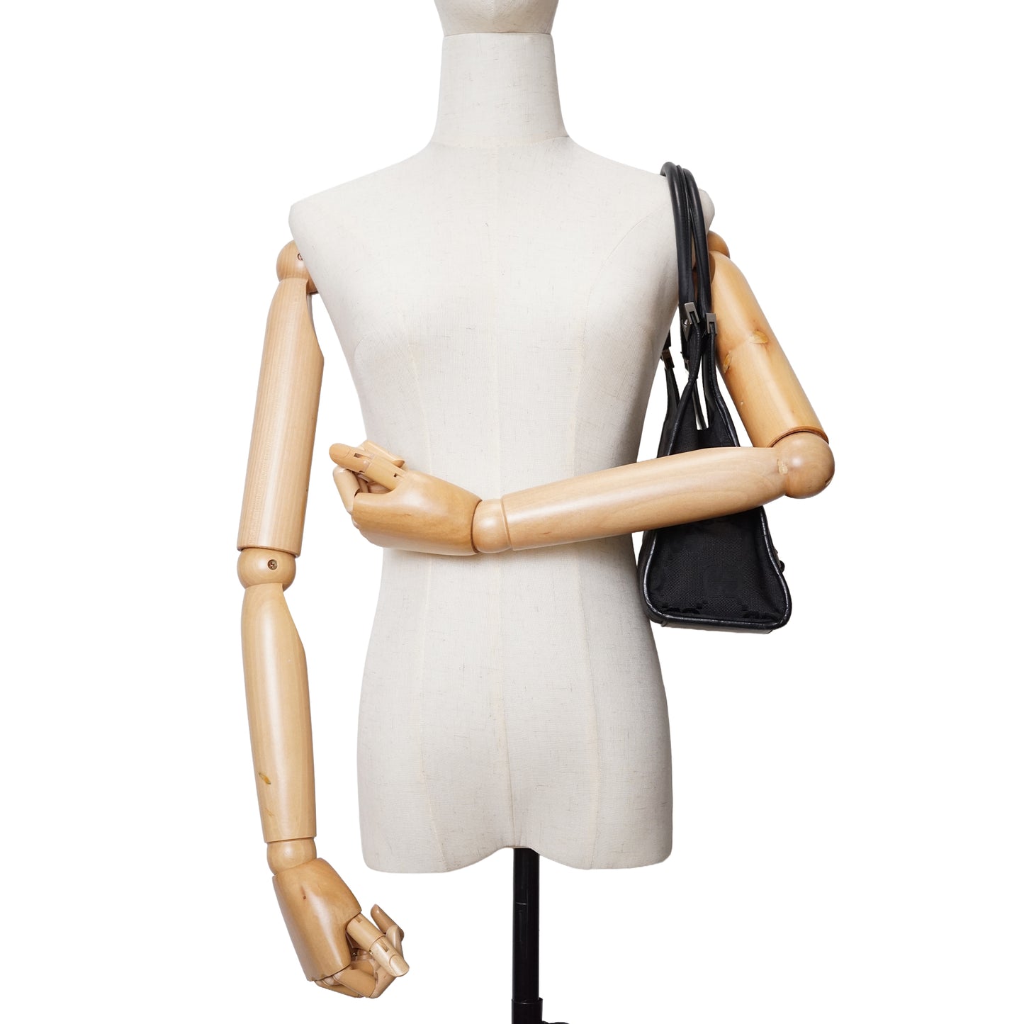 Vintage Jackie Jumbo GG Canvas Shoulder Bag