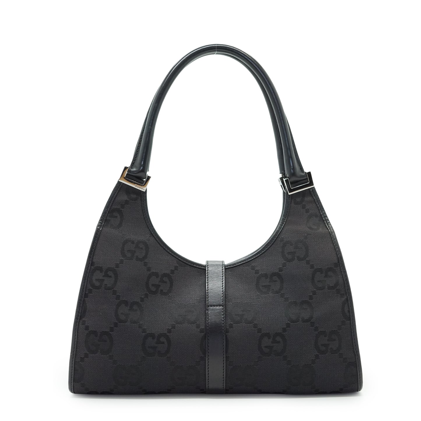 Vintage Jackie Jumbo GG Canvas Shoulder Bag