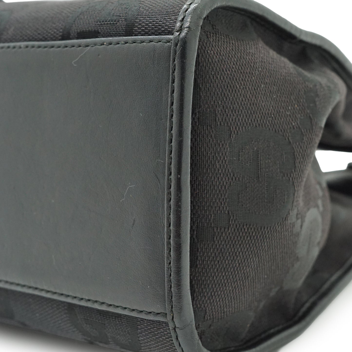 Vintage Jackie Jumbo GG Canvas Shoulder Bag