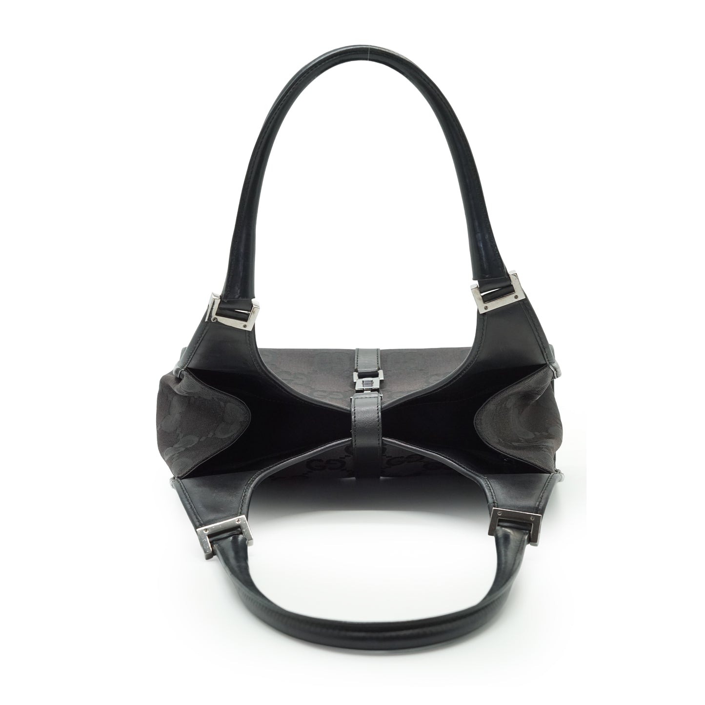 Vintage Jackie Jumbo GG Canvas Shoulder Bag