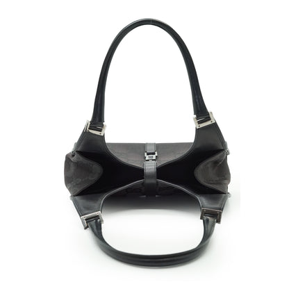 Vintage Jackie Jumbo GG Canvas Shoulder Bag