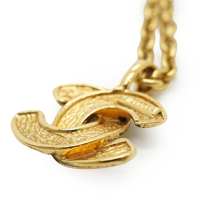 Vintage Small CC Matelasse Pendant Necklace