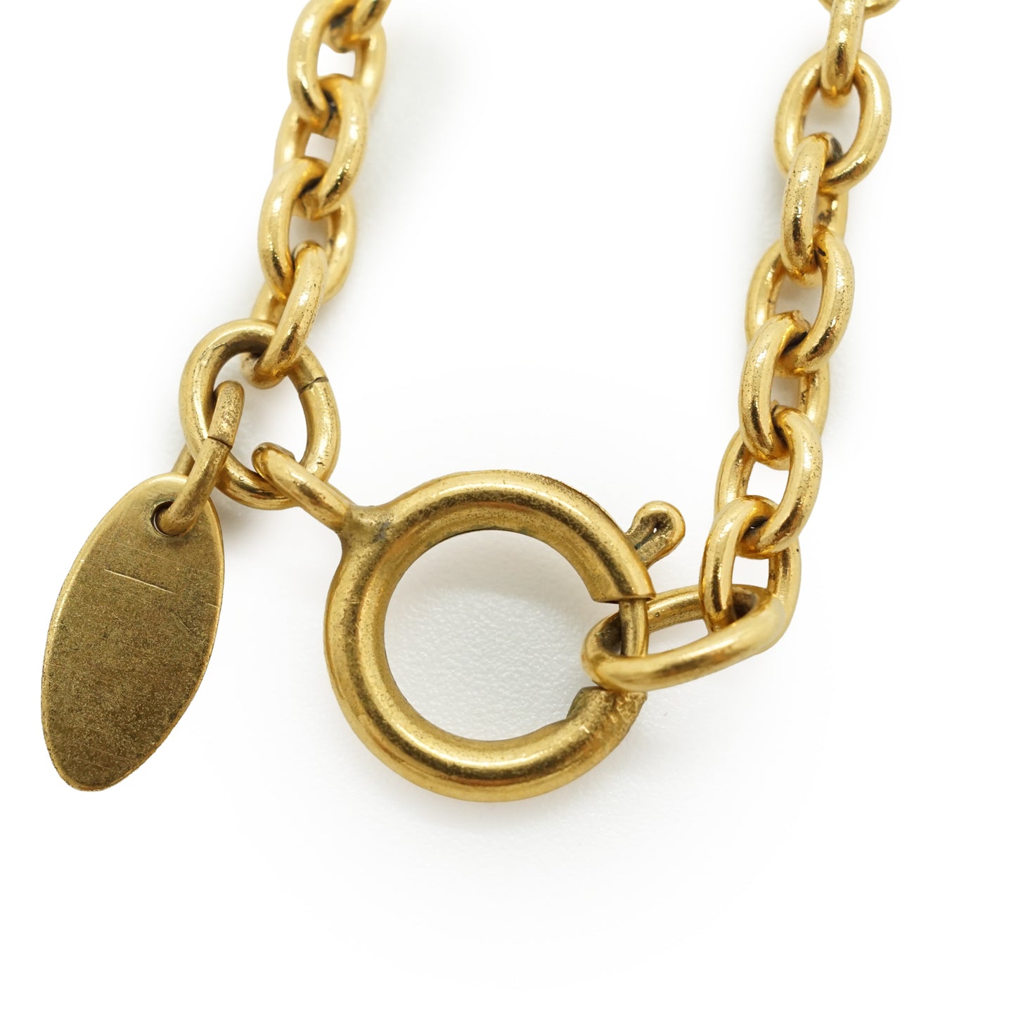 Vintage Small CC Matelasse Pendant Necklace