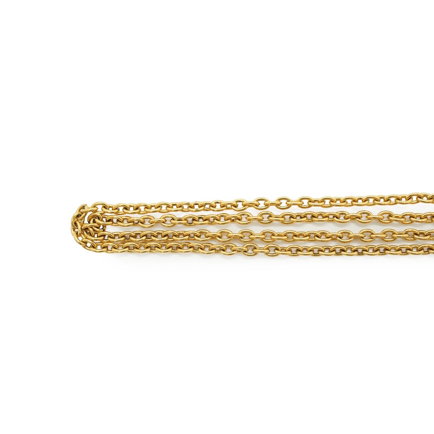 Vintage Small CC Matelasse Pendant Necklace